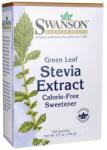 SWANSON Green Leaf Stevia Extract Calorie-Free Sweetener [100 Пакета]