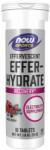 NOW Foods Effer-Hydrate / Effervescent Recovery [10 разтворими таблетки] Горски плодове