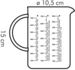 Tescoma Mérőkancsó, 1 l, üveg, Delícia (Sz-Te-630434)