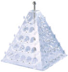 Martellato Macaron állvány, 35x35x45 cm, plexi, piramis (R-Ma-AG07901)