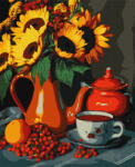 Ideyka Set pictura pe numere, cu sasiu, Ceai de vara, 40x50 cm (KHO5678)
