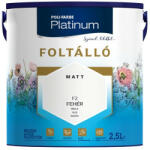 Poli-Farbe Platinum Foltálló beltéri falfesték Fehér F2 2, 5l (PO2050102011)