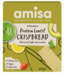  Painici proteice Bio fara gluten din linte Crispbread, 100 g, Amisa
