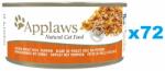 Applaws Cat Adult Chicken Breast with Pumpkin in Broth piept de pui si dovleac in supa 72x156 g