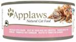 Applaws Cat Adult Tuna with Prawn in Broth ton si crevete in sos 72x156 g hrana pisica
