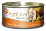 Applaws Cat Adult Chicken Breast with Pumpkin in Broth 6x156 g piept pui si dovleac, hrana in sos pentru pisica