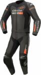 Alpinestars GP Force Chaser Leather Suit 2 Pc Black/Red Fluo 50 Combinezon de piele 2 piese (3160321-1030-50)