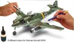 REVELL Set de culori Aqua Color 36200 - Aeronava Germană din Al Doilea Război Mondial (8 x 17ml) (18-36200)