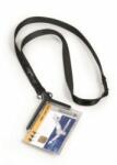 Durable Etichetă card din plastic cu curea SUPORT CARD DURABLE DE LUXE 85x54mm 10 buc