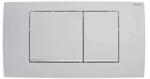 Geberit Twinline30 működtetőlap, 2 mennyiséges öblítéshez: matt krómozott easy-to-clean bevonat 115.899. JQ. 1 (115.899.JQ.1)