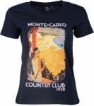 Monte-Carlo Tricouri dame "Monte-Carlo Country Club Vintage Digital Print T-Shirt - navy