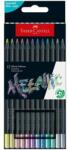 Faber-Castell Black Edition színesceruza készlet - 12 darabos - metál színek (JS-116415) - mindenkiaruhaza