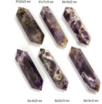  Obelisc din Ametist Chevron Mineral Natural 2 Varfui - 1 Buc - concepttropic - 52,00 RON