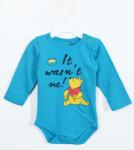  DISNEY hosszú ujjú body Micimackó kék 12-18 hó (86 cm)