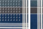 GUASCH HOMER férfi pamut zsebkendők, 6 db Ajándékdobozban 6 db 43 x 43 cm-es Mix