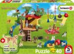Schmidt Spiele - Puzzle Schleich câini fericiți - 40 - 99 piese Puzzle