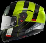 MT Helmets MT Atom SV Gorex C3 felnyitható bukósisak fekete-szürke-fluo sárga