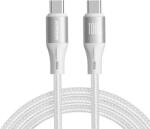 JOYROOM USB-C - USB-C Light-Speed Kábel - 1.2m 100W - Fehér (SA25-CC5)