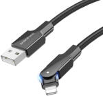 BOROFONE forgó Kelly kábel USB - Lightning, 1, 2 m, 2, 4A - fekete