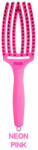 Olivia Garden Perie Curbată Fingerbrush Thinkpink Neon Pink