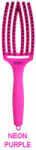Olivia Garden Perie Curbată Fingerbrush Thinkpink Neon Purple
