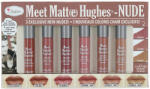 theBalm Set de 6 rujuri lichide de lungă durată Meet Matte Hughes - Nude # 8