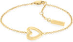 Calvin Klein Brățară delicată placată cu aur cu inimă Minimalist Hearts 35000388