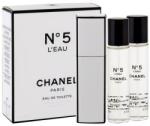 CHANEL Chanel No. 5 L´Eau - EDT 20 ml (flacon reîncărcabil) + reumplere (2 x 20 ml)