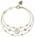 Guess Brățară triplă placată cu aur Perfect Illusion JUBB03377JWYG 14, 5 - 18, 5 cm - S