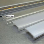 Conlight Áttetsző fedél 12 mm széles "U" alumínium profilhoz 2méter Conlight (CON 782 3105)
