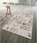 Mondo Italia, s. r. o Szőnyeg Shabby love piros Made in Italy