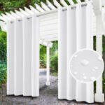 Mondo Italia Kerti függöny a gyűrűk a teraszon MIG33 fehér