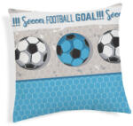 Mondo Italia, s. r. o Párnahuzat futball türkiz 40x40 cm MADE IN ITALY