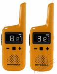 Motorola Talkabout T72 sárga walkie talkie (2db) + EU/UK adapter - digitalko