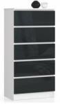  Dresser P121_60 #white-graphite glossy (OP0LK-5SZGRAF) Comoda