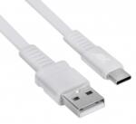 RIVACASE Кабел Rivacase - PS6002WT12, USB-C/USB-A, 1.2 m, бял (PS6002WT12)