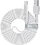 RIVACASE Кабел Rivacase - PS6002WT21, USB-C/USB-А, 2.1 m, бял (PS6002WT21)
