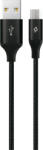 Ttec Кабел ttec - AlumiCable XXL, USB-A/Micro USB, 3 m, черен (8694470667232)