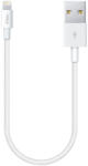 Ttec Кабел ttec - Mini Cable, Lightning/USB-A, 0.3 m, бял (8694470575964)