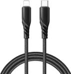 Xmart Кабел Xmart - Greased, Lightning /USB-C, 1.2 m, черен (12407)