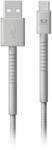 Fresh 'n Rebel Кабел Fresh N Rebel - USB-A/USB-C, 1.5 m, светлосив (2UCC150IG)