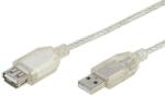 Vivanco Удължителен кабел Vivanco - 26794, USB-A/USB-A, 3 m, прозрачен (26794)