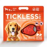 Tickless Repelent ultrasonic, pentru animale TICKLESS PET - portocaliu
