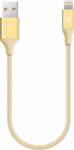 Ttec Кабел ttec - AlumiCable, USB-A/Lighting, 0.3 m, златист (8694470694795)