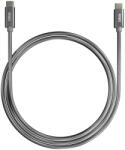 YENKEE Кабел Yenkee - 2075100314, USB-C/USB-C, 1 m, сив (2075100314)