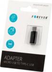 Forever Адаптер Forever - 3576, Micro USB/USB-C, черен (T_0014093)