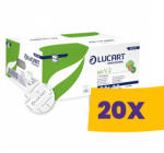 Lucart Professional Lucart Eco V2 környezetbarát hajtogatott kéztörlő - fehér 2 rétegű, 190 lapos (Karton - 20 csomag) (863046)