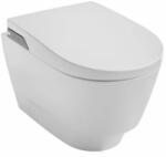 Gala Vas WC suspendat cu functie bideu Gala Innova rimless 56x39 cm alb si capac softclose (7201001)