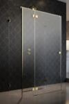 Radaway Cabina dus Radaway Essenza Pro Gold KDJ+S 90x90xH200 cm, stanga (10097390-09-01L+10098090-01-01+10098090-01-01)