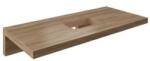 Ravak Blat tip L lavoar Ravak 100x55xH5 cm, nuc inchis (X000000837)